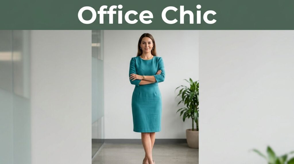 How to Style a Colorful Dress for the Office and Look Polished