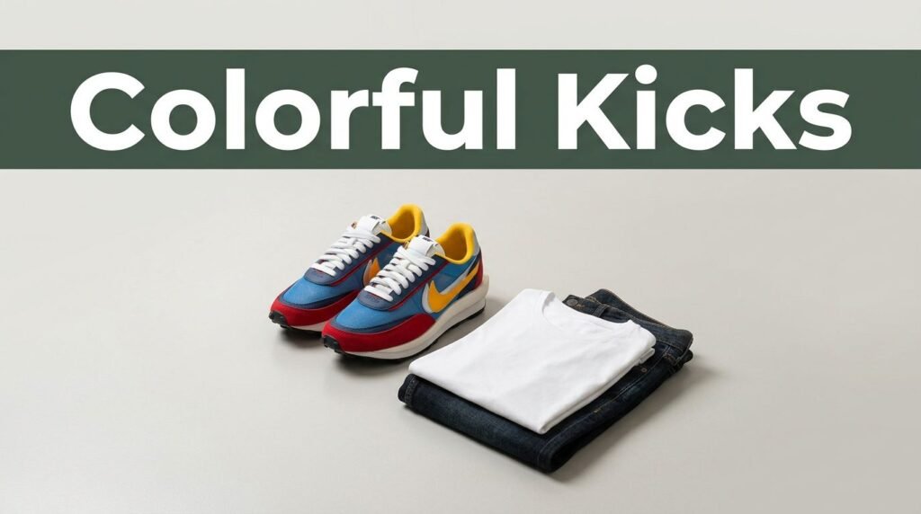 How to Wear Colorful Sneakers With Simple Daily Looks