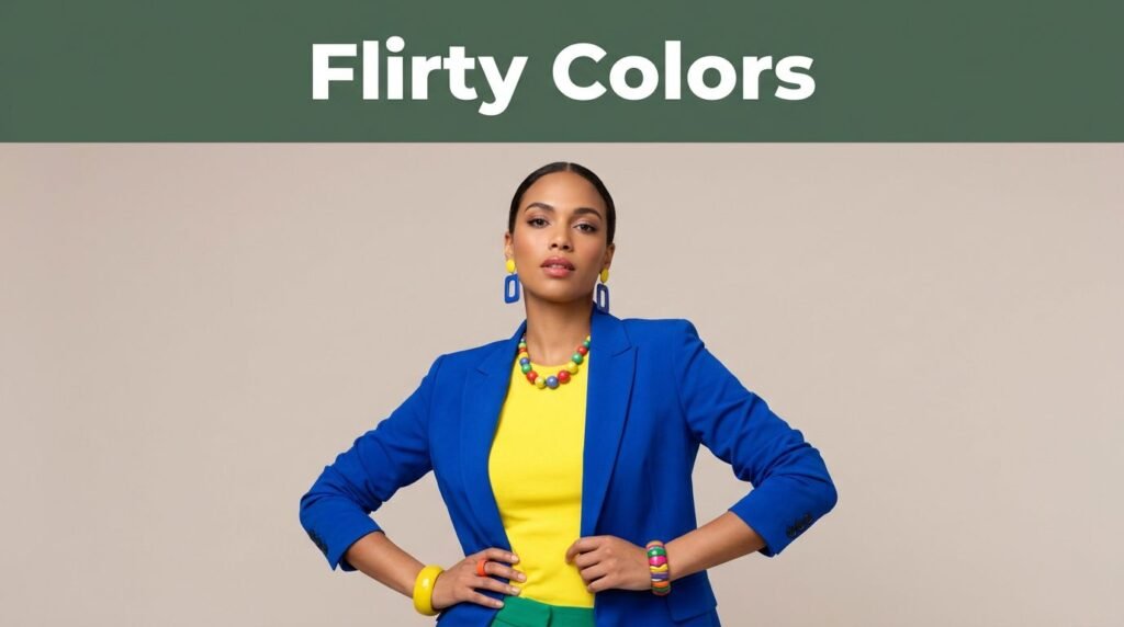 Does a Colorful Wardrobe Make You Look Flirty?